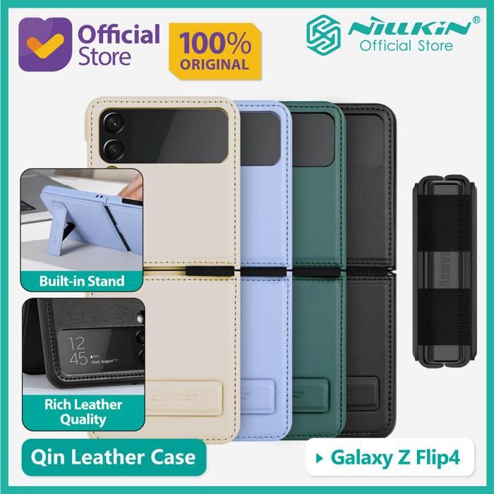 Case Samsung Galaxy Z Flip4 / Z Flip 4 Nillkin Qin Leather Flip Casing