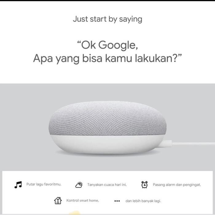Bisa E-Faktur Google Nest Mini 2 Garansi Tam 1Tahun