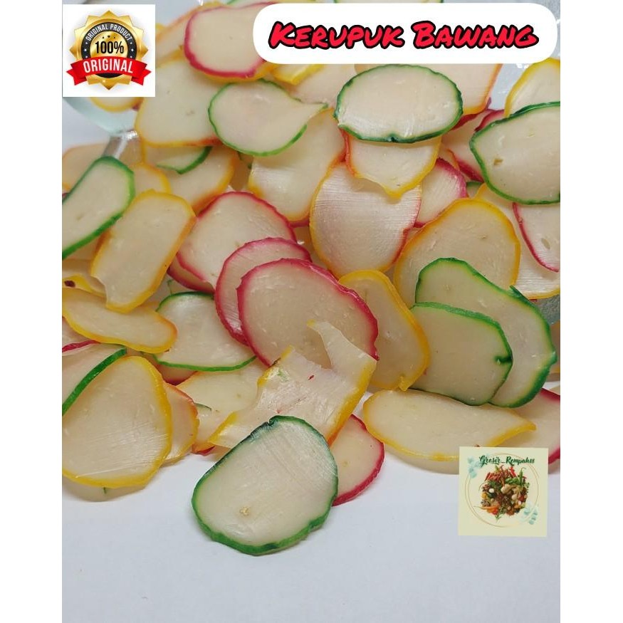 

DISKON Kerupuk Bawang Prima / Krupuk Bawang - 1kg READY STOCK