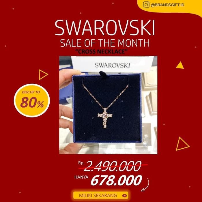 

ASLI KALUNG Magda Plated Two-Layer Crucifix Chain SALIB READY STOCK