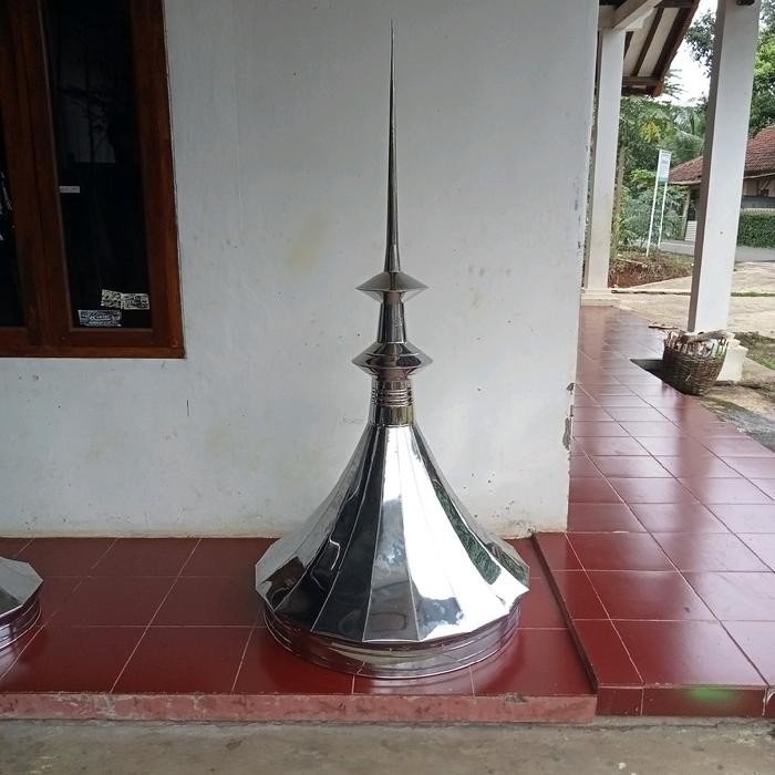 

ASLI kubah pucuk 80cm steains .kubahstens#kubahgalvalum#kubahdekoratif#kubaotif READY STOCK