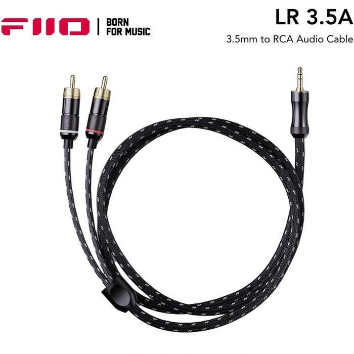 KABEL AUDIO FIIO LR-3.5A / LR 3.5A 3.5MM TO RCA AUDIO CABLE 1METER