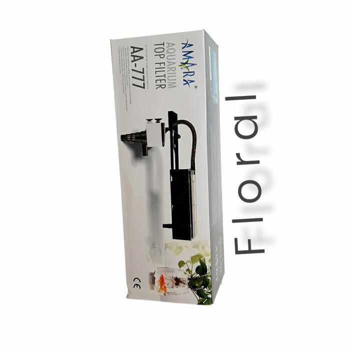 BOX FILTER LENGKAP TOP FILTER AQUARIUM AMARA AA 777 U 60 CM - 150 CM