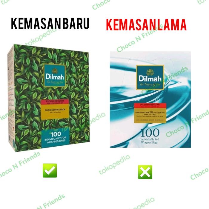 Promo Dilmah English Breakfast 100Sachet Teh Dilmah English Breakfast Diskon