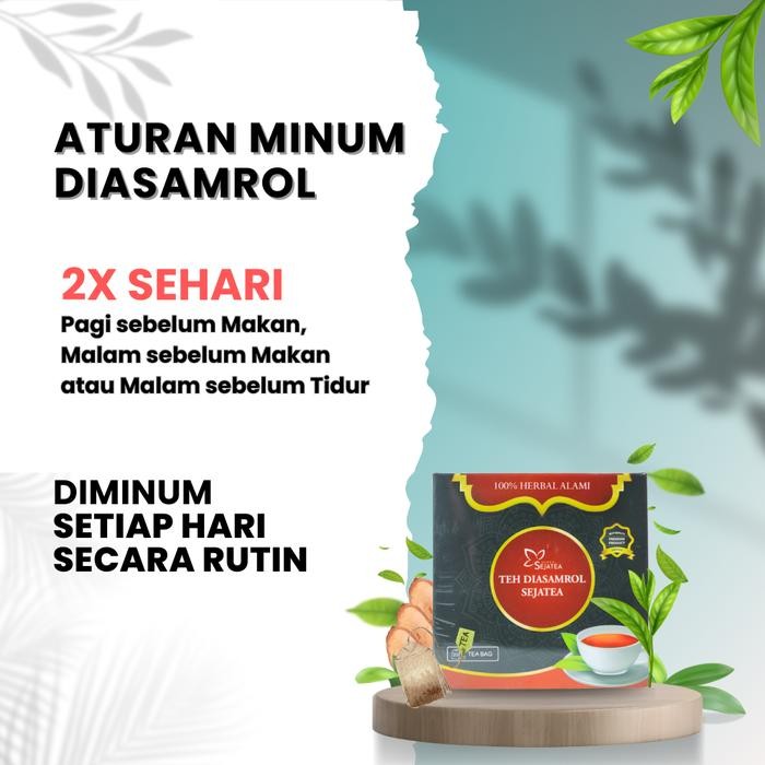 

Promo Paket 2 Box Diasamrol Teh Asli Bajakah Original Terjamin
