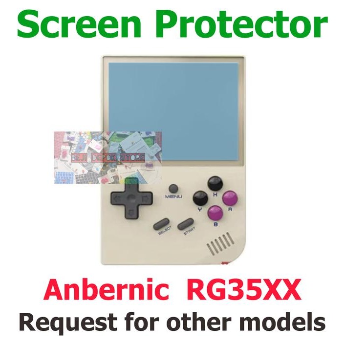 Screen Protector Pelindung Layar Anbernic RG35XX Konsol Game Stok Terbatas