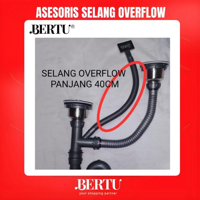 ASESORIS SELANG OVERFLOW SPAREPART KITCHEN SINK SELANG AFUR OVERFLOW