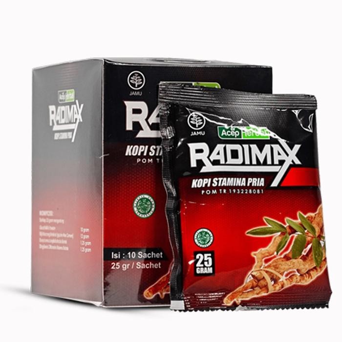 

Kopi Herbal Radimax Isi 10 Sachet Sudah Bpom dan Halal