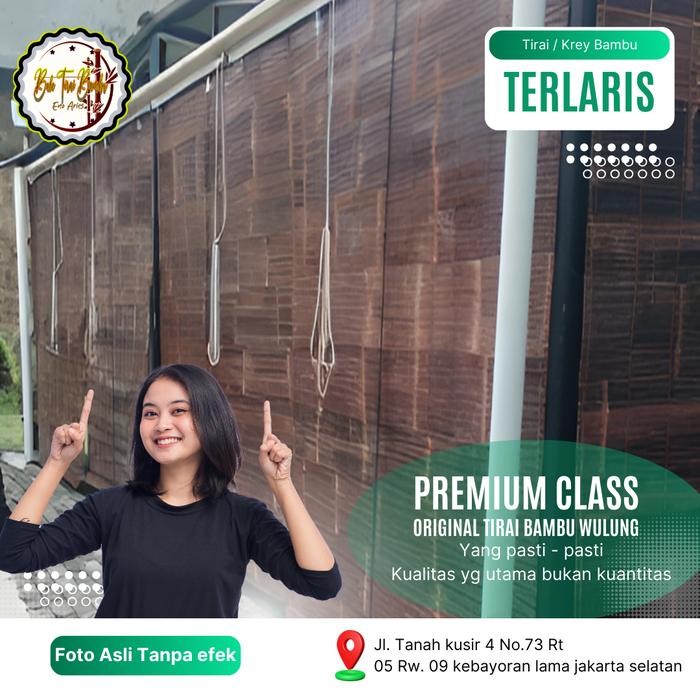 (MURAH) TIRAI KERAI BAMBU 2,5X1,5 M KERAI/KERE/KERAY/KREY