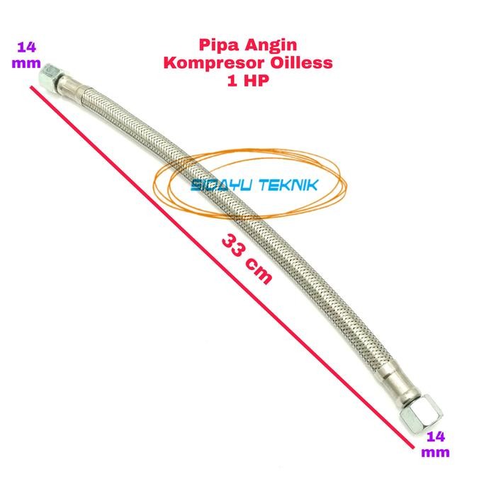 PIPA ANGIN KOMPRESOR OILLESS 1HP