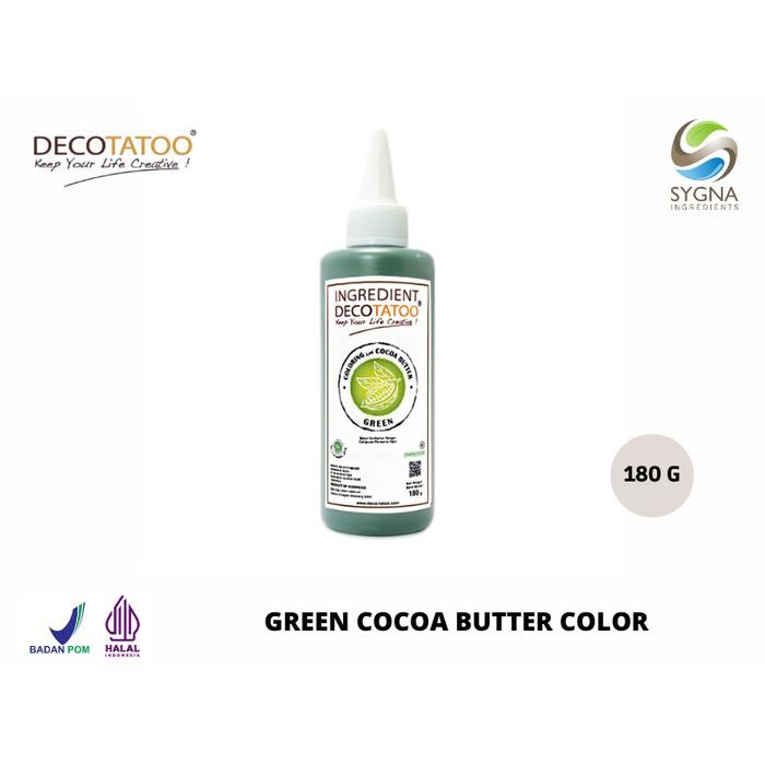 

Pewarna Makanan - Cocoa Butter Green Color - Decotatoo