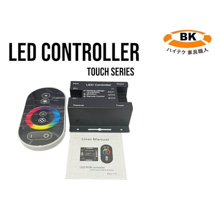 CONTROLLER LED RGB TOUCH SERIES/LED CONTROLLER RGB 12V/24V