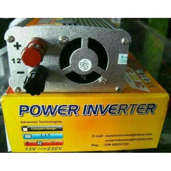 POWER INVERTER MERK SUOER 1500 WATT