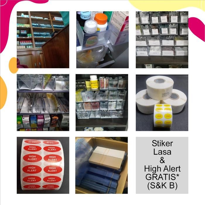 KOTAK OBAT MIKA PAKET3 APOTEK/RUMAH SAKIT/TOKO OBAT/PRAKTEK DOKTER