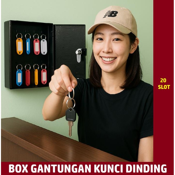 COD KEYBOX KOTAK KUNCI BESI DINDING KEYBOX KOTAK GANTUNGAN KUNCI