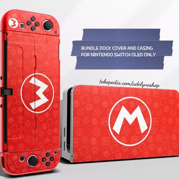 Bundle Hard Case & Dock Cover for Nintendo Switch OLED