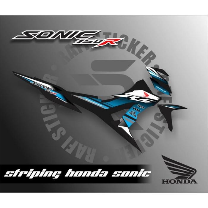 STRIPING HONDA SONIC VARIASI / STICKER VARIASI MOTOR SONIC 150 R