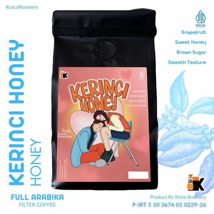 

Kopi Arabika Kerinci Honey Premium 1 kg (biji/bubukl