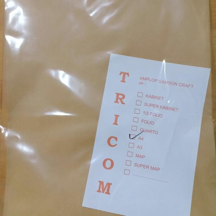 

AMPLOP COKLAT A4 KODE 215