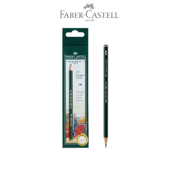

Pensil Faber Castell 2B (Isi 12 Batang)