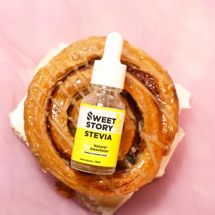 

[ BUNDLING 2 PCS ] Sweet Story Stevia Cair Pemanis Alami 0 KALORI tetes New
