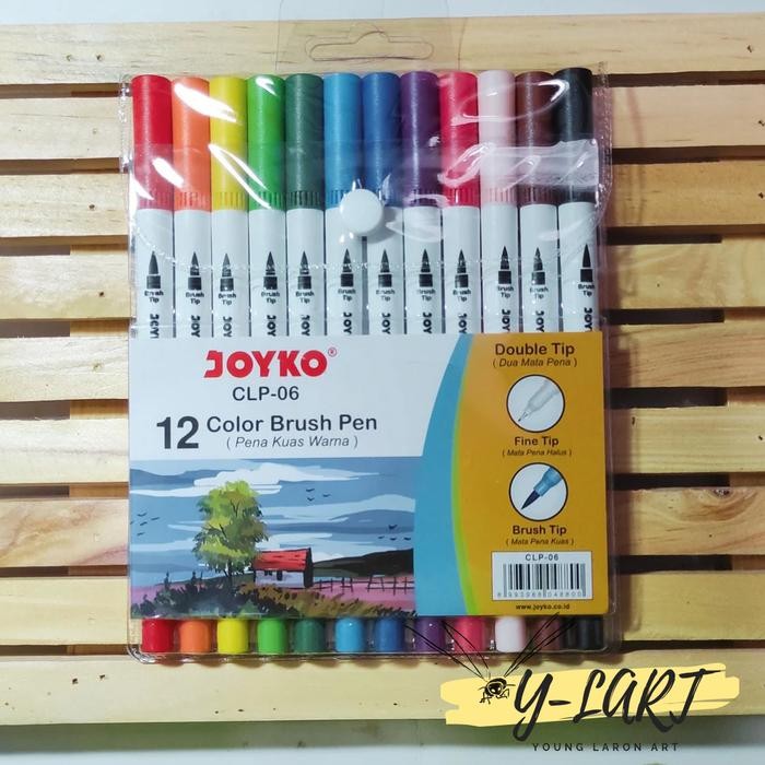 

Joyko Color Brush Pen 12 Warna/Set Clp-06