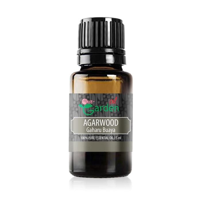Agarwood Gaharu Buaya Essential Oil Our Garden 15ml Aroma Terapi 15 ml