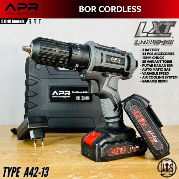 [Expert] KOREA impact drill baterai cordless mesin bor beton besi kayu NRT PRO