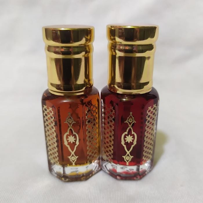 Minyak Misik Asli 1 Paket Gaharu Oud Super / Zafaron Merah Original