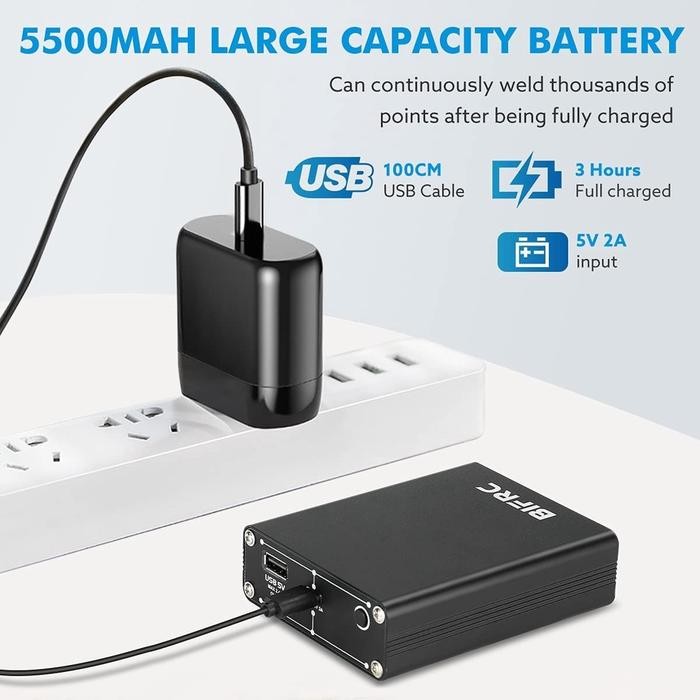 Spot Welder Portable Baterai 18650 Alat Las Titik Rakit Dh20 Pro+ #Gratisongkir