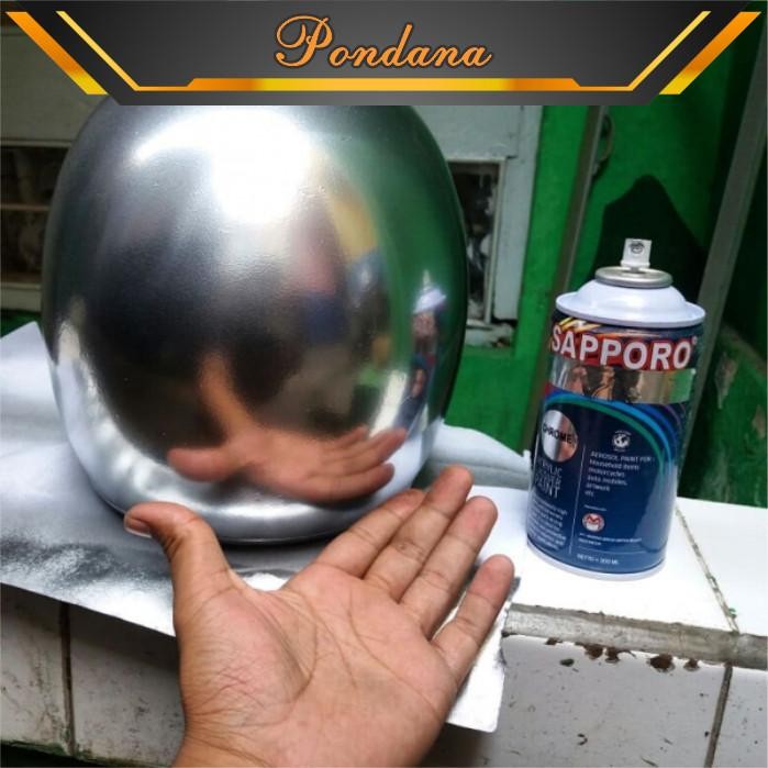 Expert Cat Semprot Sapporo warna Chrome