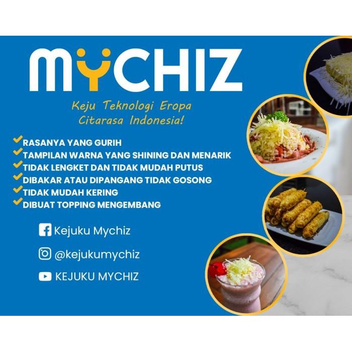 

(Expert) MYCHIZ 2 Kg - Keju Cheddar MY CHIZ 2Kg