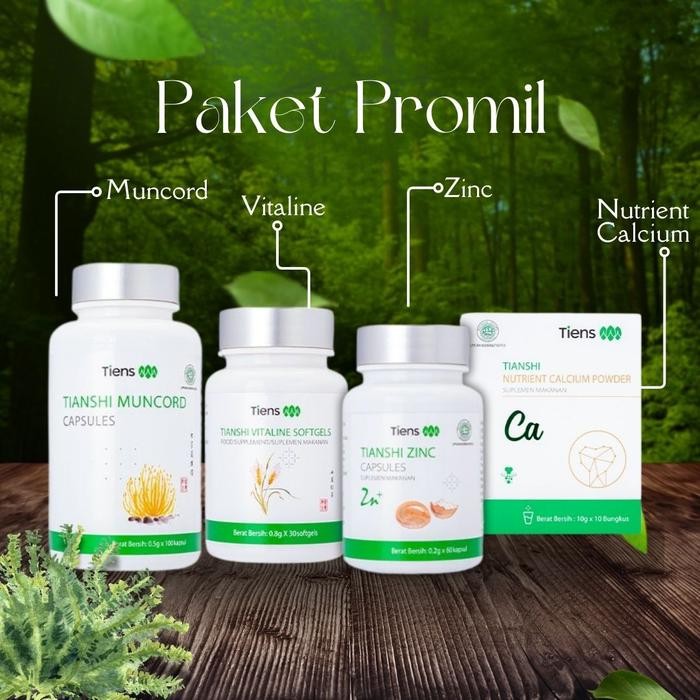 Suplemen Kesehatan Herbal Cina Tiens Paket Promil