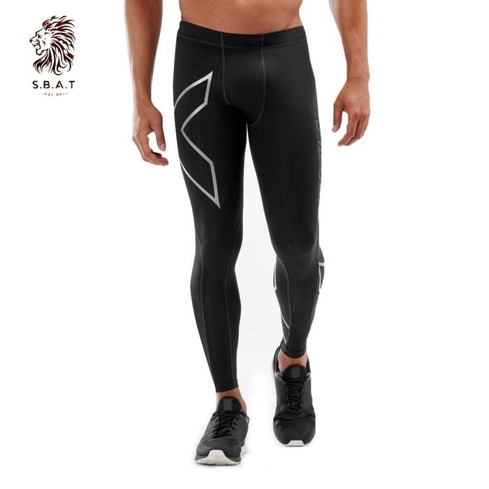 2Xu Men'S Compression Tights Legging Sport Pria Original Terlaris