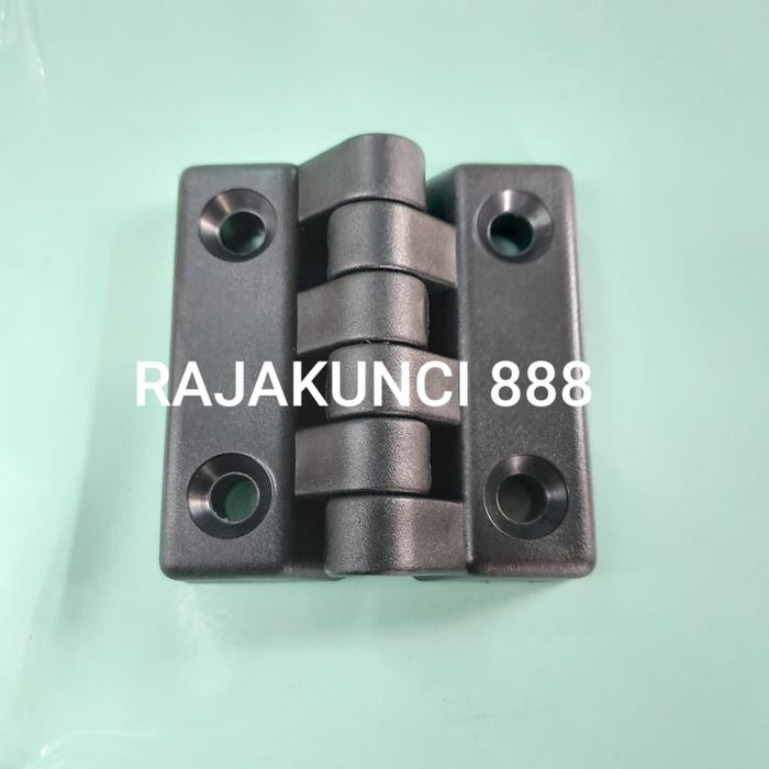 Engsel Panel Plastik Hitam 6Cm / Engsel Nylon 6Cm / Engsel Panel