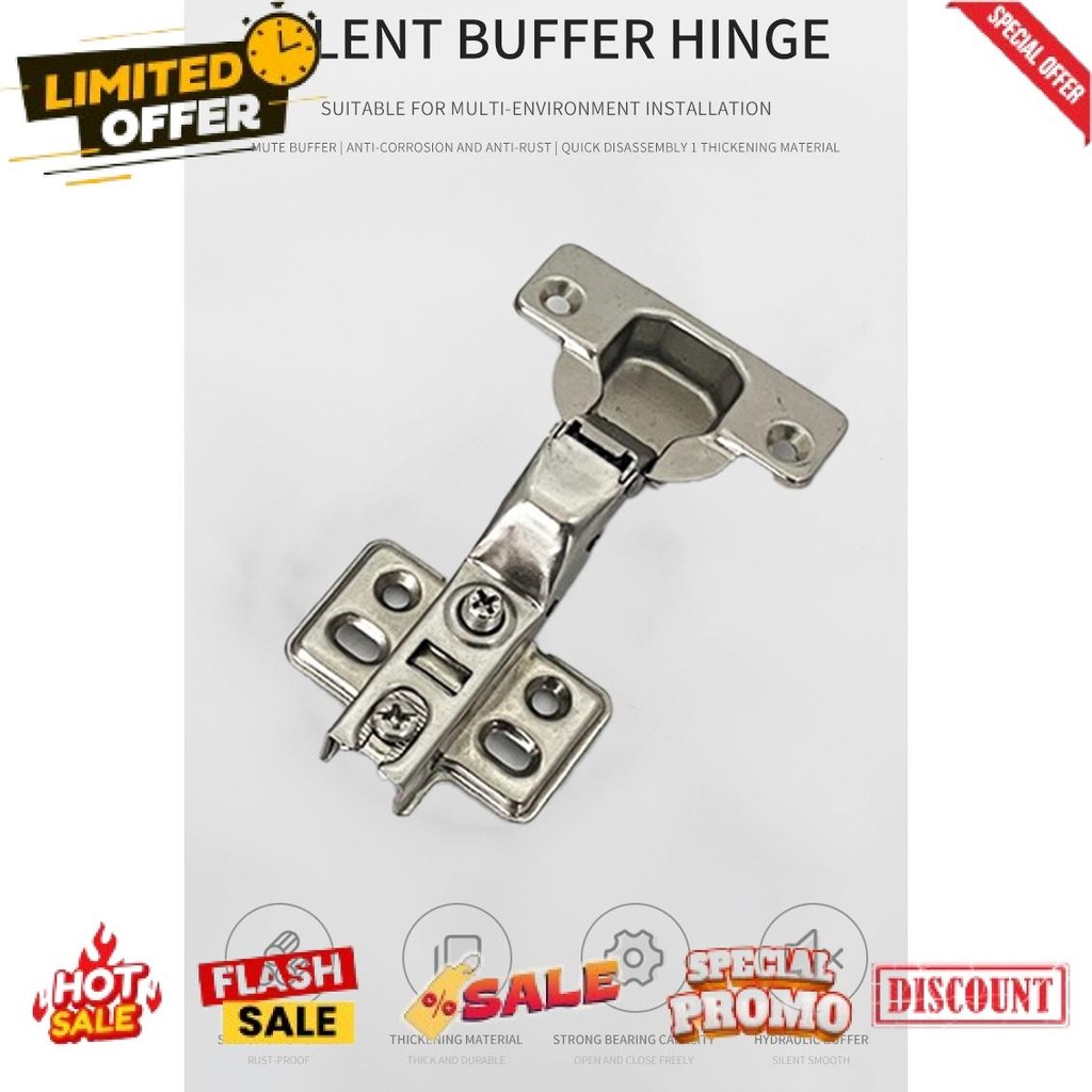 

Termurah GUOTE Engsel Pintu Kabinet 105 Derajat Embed Hydraulic Hinge Door - GT-351 Diskon