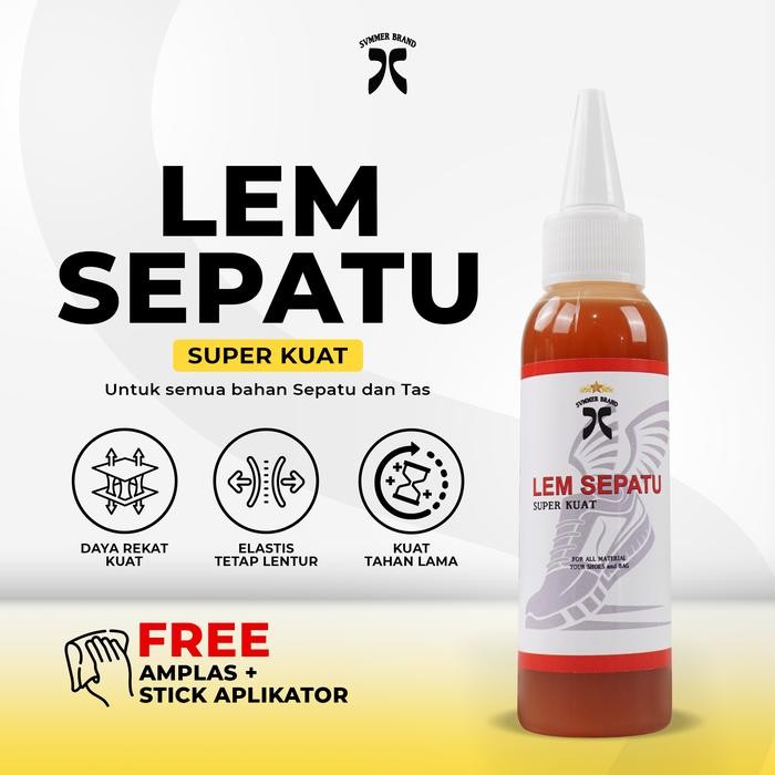 

Stok Baru Paket Lem Sepatu Super Kuat Tahan Lama Anti Air - Svmmerink