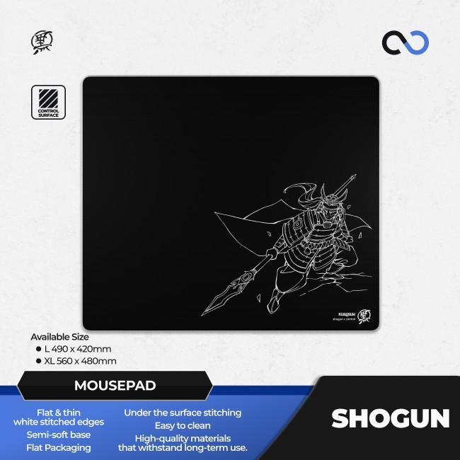 Kurosun Shogun Poron Alpha Cell Base Artisan Gaming Mousepad (Control-Hybrid)