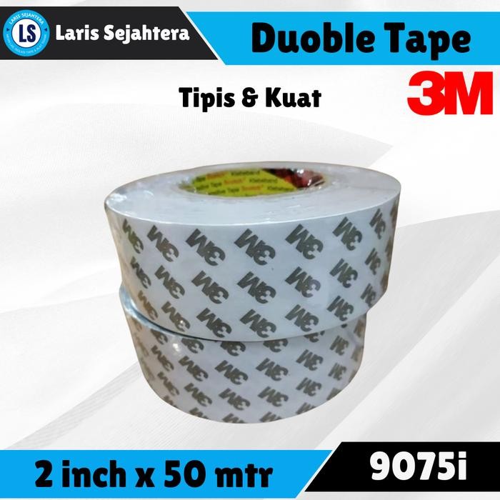 

Stok Baru 3M Double Tape Tipis Kuat 9075i Lebar 2 inch - DOUBLE TAPE 3M Ori