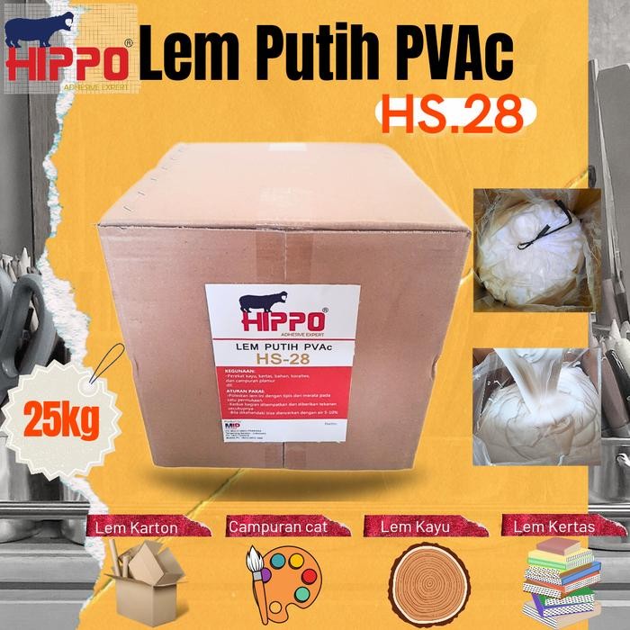 

Stok Baru Lem putih serbaguna - Lem PVAc HS28 10kg