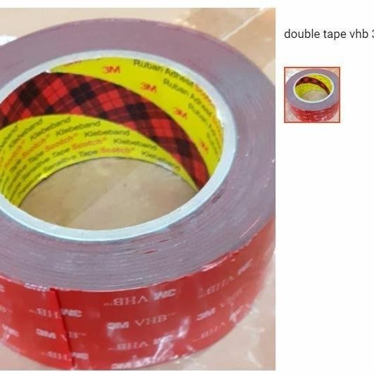 

Stok Baru Double tape 3M VHB 48mm x 4,5 meter - Lem 3M - Double tape Otomotif