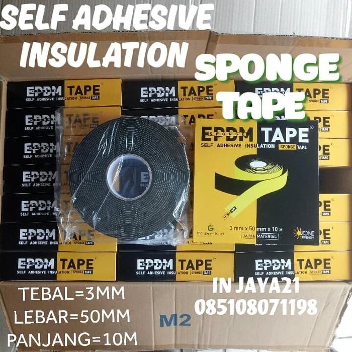 

Stok Baru EPDM Sponge Tape - Self Adhesive Insulation Sponge Tape