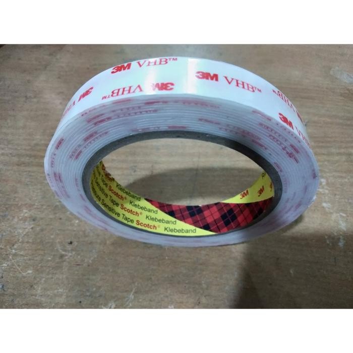 

Stok Baru 3M VHB 4632 (PENGGANTI 3M 4032) UK 18MMX4,5M