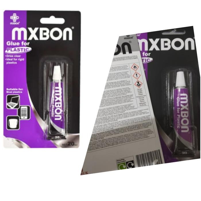 

Stok Baru Lem Plastik Mxbon 20 Ml Transparan