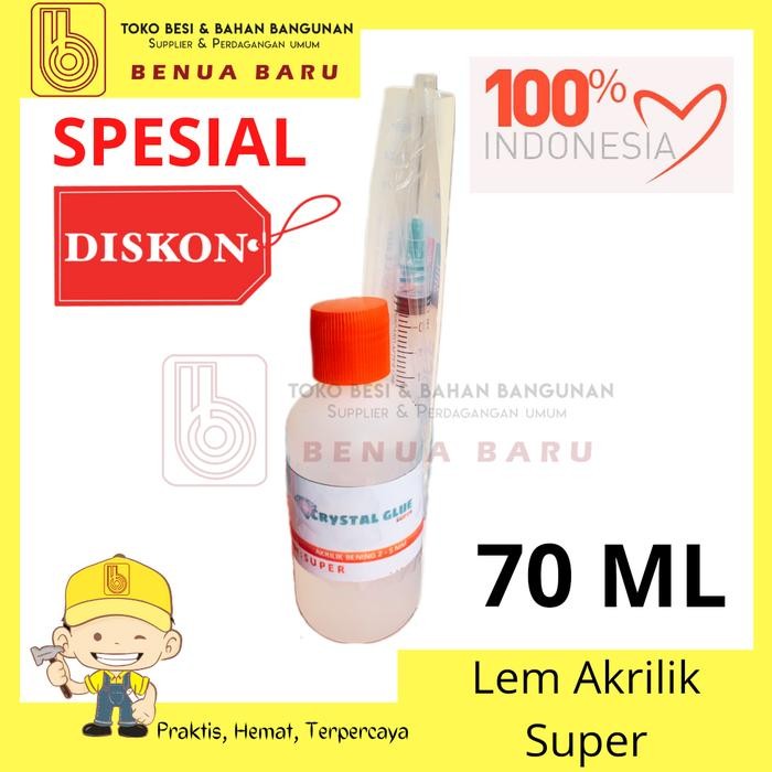 

Stok Baru Lem Aklirik Super Kuat / Lem Aclyric / Lem Mika / Lem Kristal