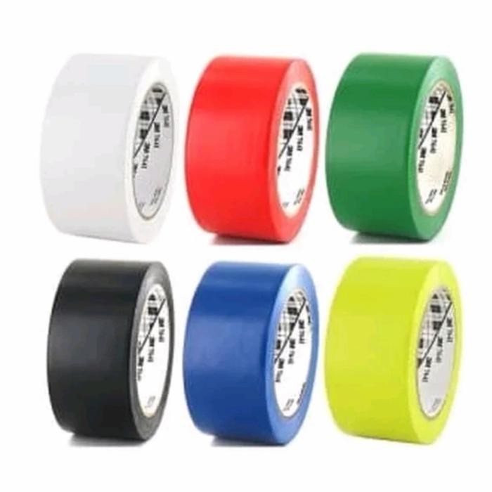 

Stok Baru KM Line Tape 2"x33M,Merah