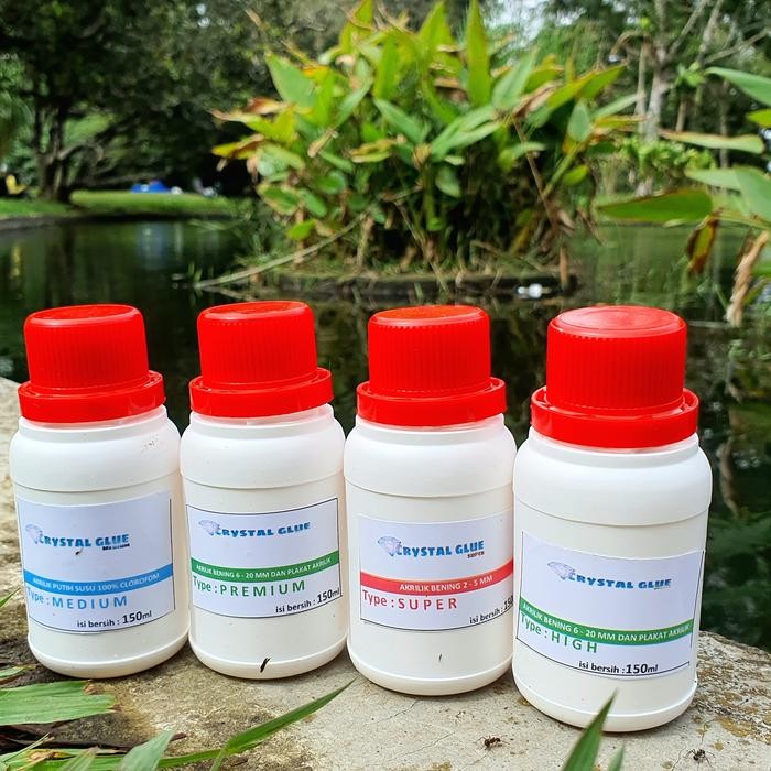 

Stok Baru lem akrilik premium 150ml / lem acrylic / lem mika