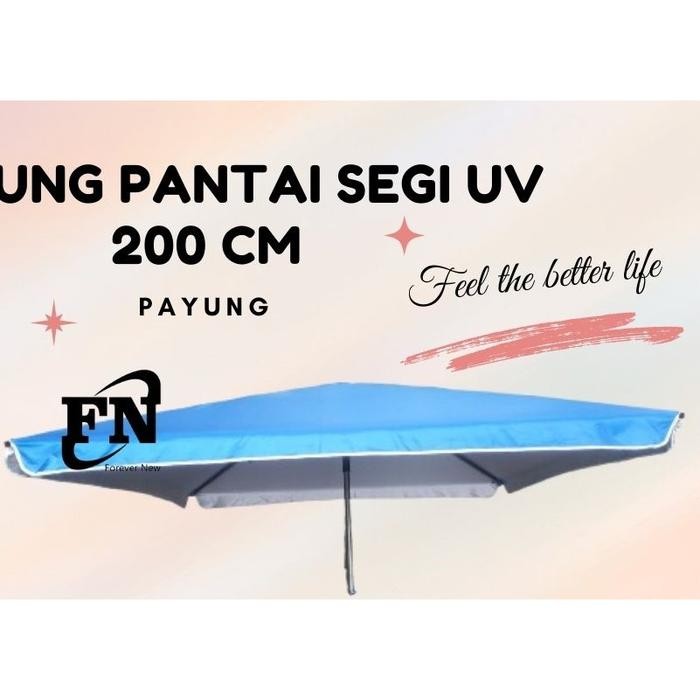SEGI UV 200cm PAYUNG PANTAI SEGI POLOS anti UV 200CM/ Payung Cafe / Payung Tenda SEGI Polos anti UV