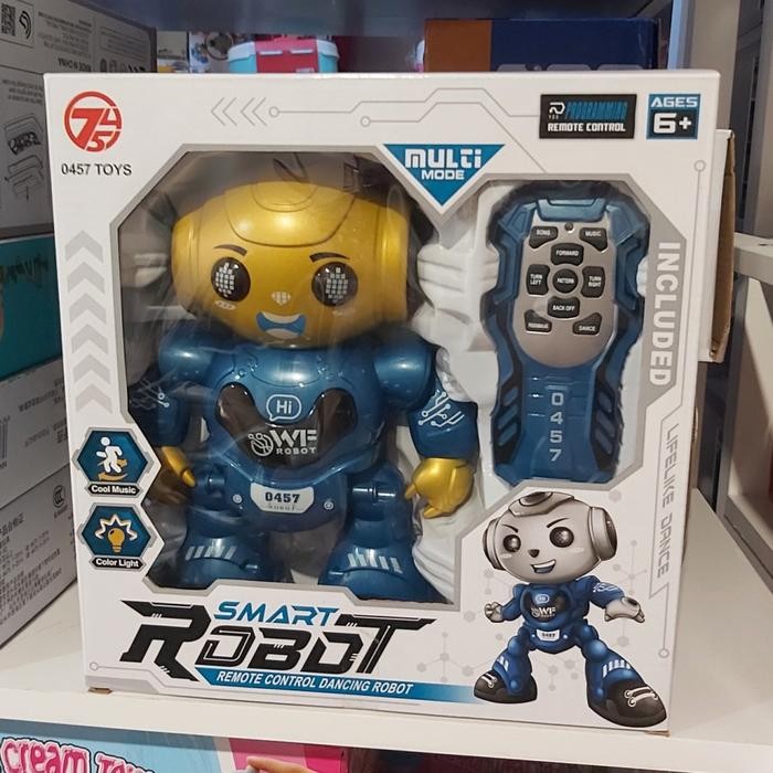 Mainan Robot Pintar Ada Musik Dan Lampu Smart Robot