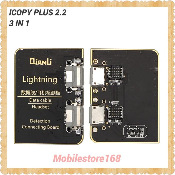 ICOPY PLUS 2.2 (3 IN 1) QIANLI ORIGINAL,REPAIR TRUETONE,TAPTIC,BATERAI
